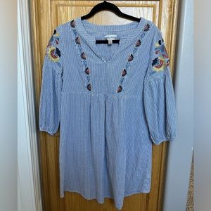 Knox Rose Embroidered Tunic Dress